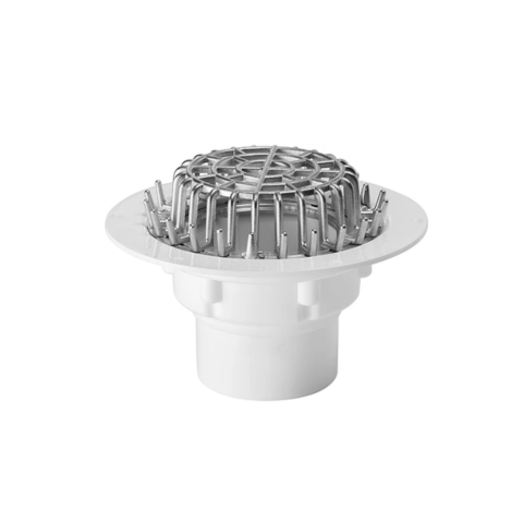 100mm Inlet, 100mm Outlet, Bottom Exit Roof Drain